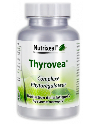 Thyrovea Nutrixeal : complexe avec acétyl-L-tyrosine et extraits standardisés de Rhodiola rosea et Commiphora mukul.
