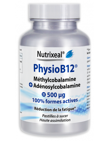 PhysioB12 Nutrixeal : méthylcobalamine et adénosylcobalamine