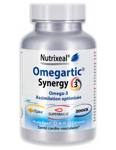 Omegartic Synergy 3 Nutrixeal : complexe premium d'omega 3