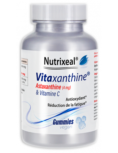 Vitaxanthine en Gummies Vegan : Astaxanthine 4 mg & Vitamine C