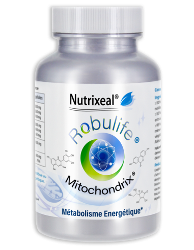 Robulife Mitochondrix: Complexe santé mitochondriale avec Robuvit® et Cyanthox®