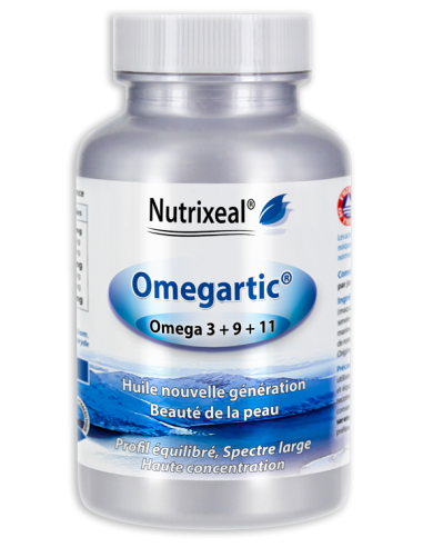 Omegartic® 3+9+11 : Complexe unique d’omega-3+9+11 en capsules molles