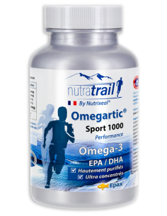 Omegartic Sport 1000 Nutrixeal : ultra haute concentration, 1000 mg d'huile par gélule.